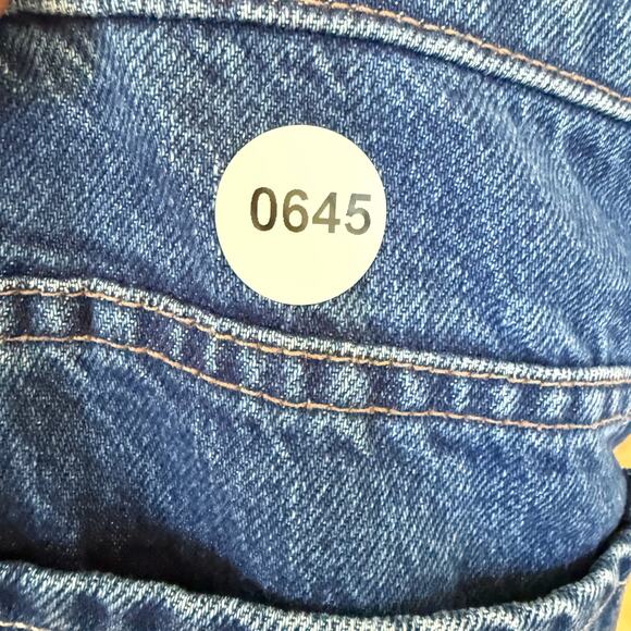 Mother SNACKS! The Rigatoni Sneak in Yes Chef Blue Size 29 NEW - Picture 9 of 10